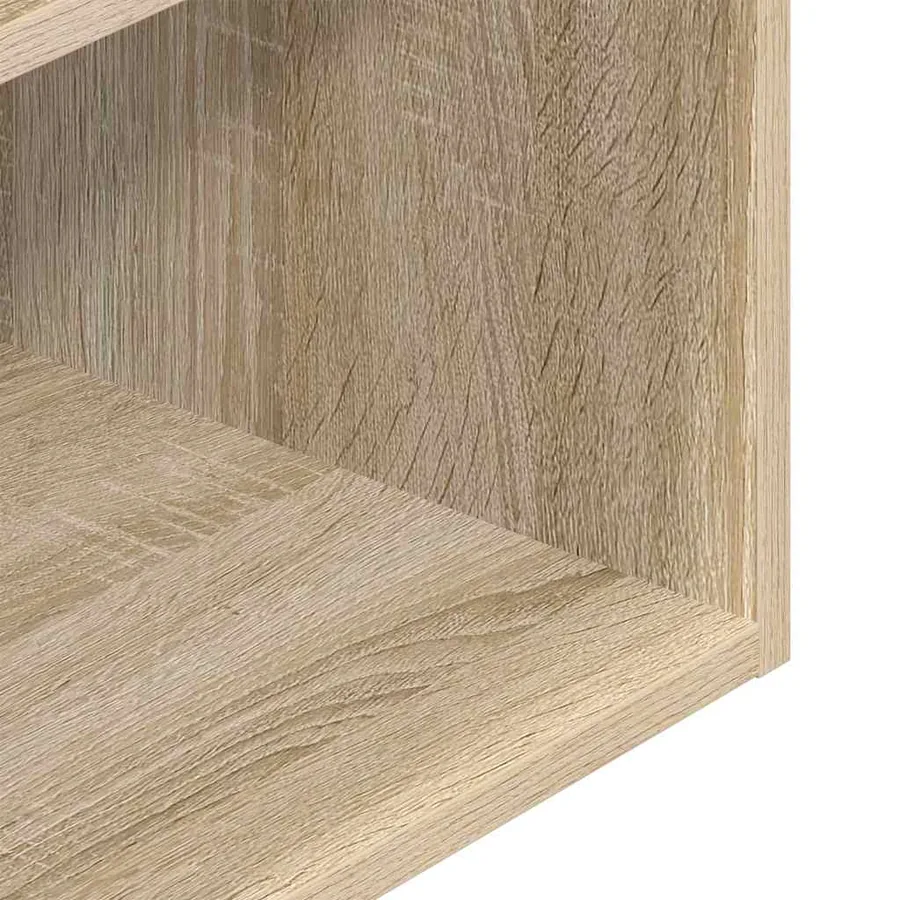 Tables de chevet avec tiroir 2 pcs chêne sonoma 35x34x66,5 cm - 10