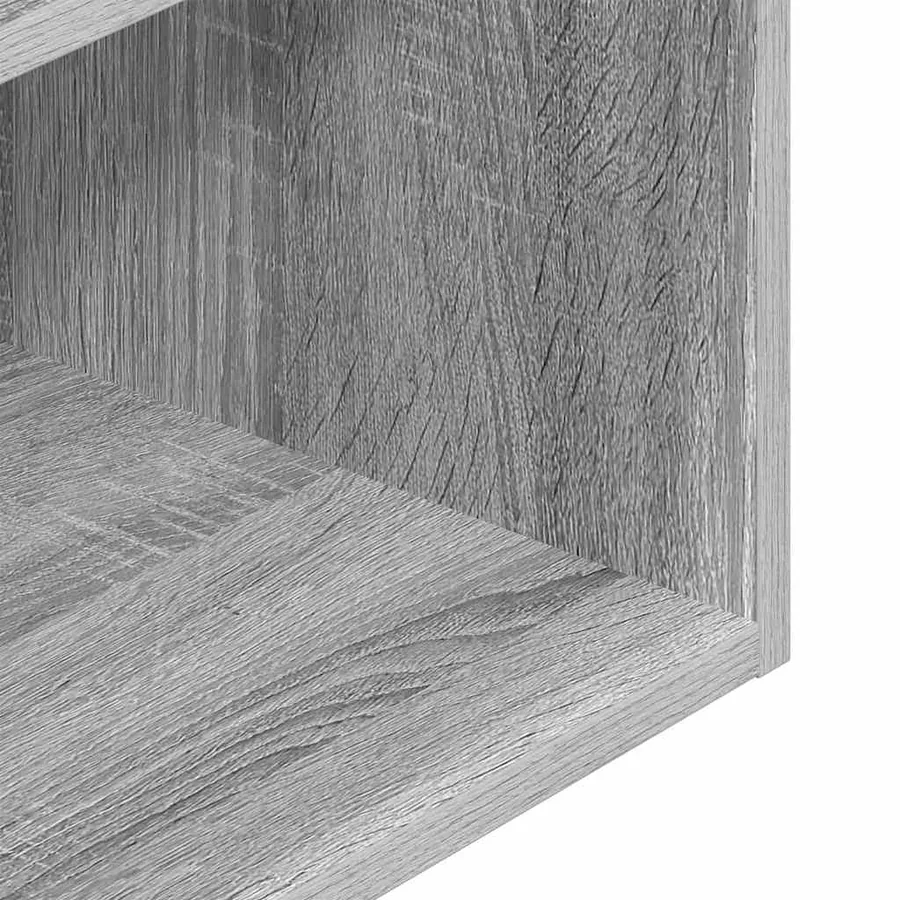 Tables de chevet avec tiroir 2 pcs sonoma gris 35x34x66,5 cm - 10