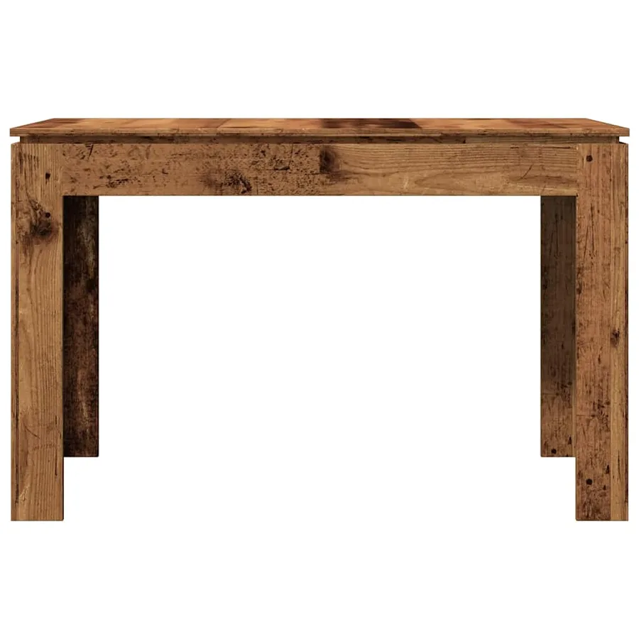Table à manger vieux bois 120x60x76 cm bois d'ingénierie - 4