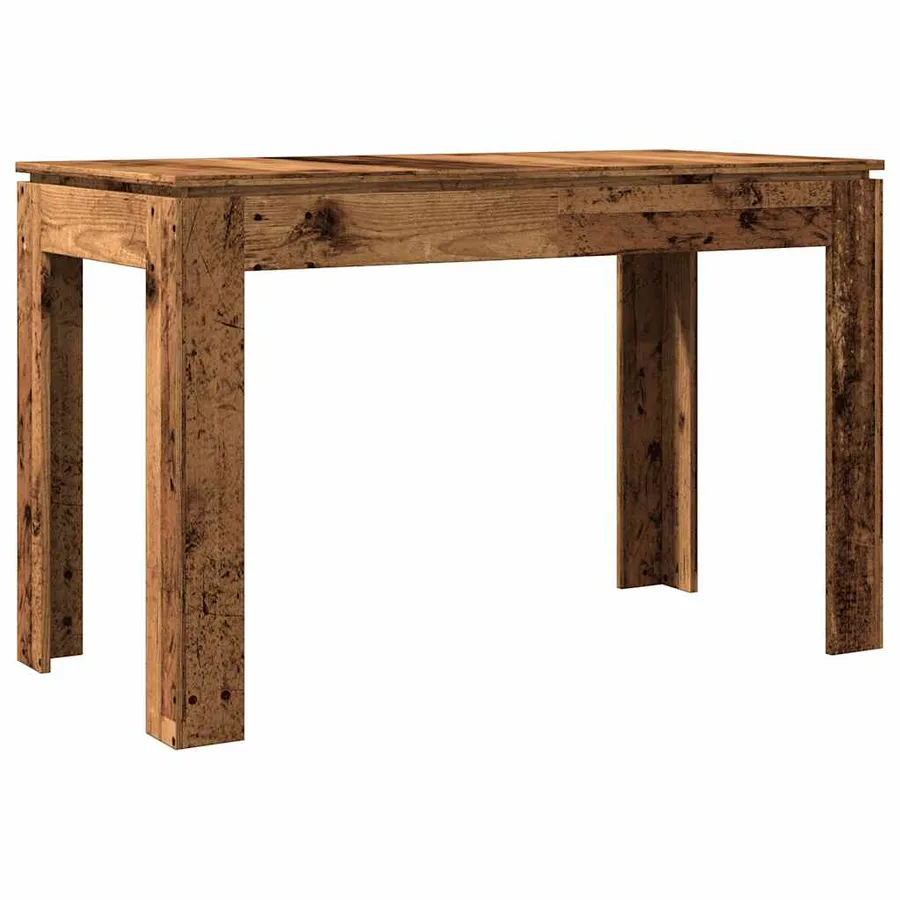 Table à manger vieux bois 120x60x76 cm bois d'ingénierie - 6