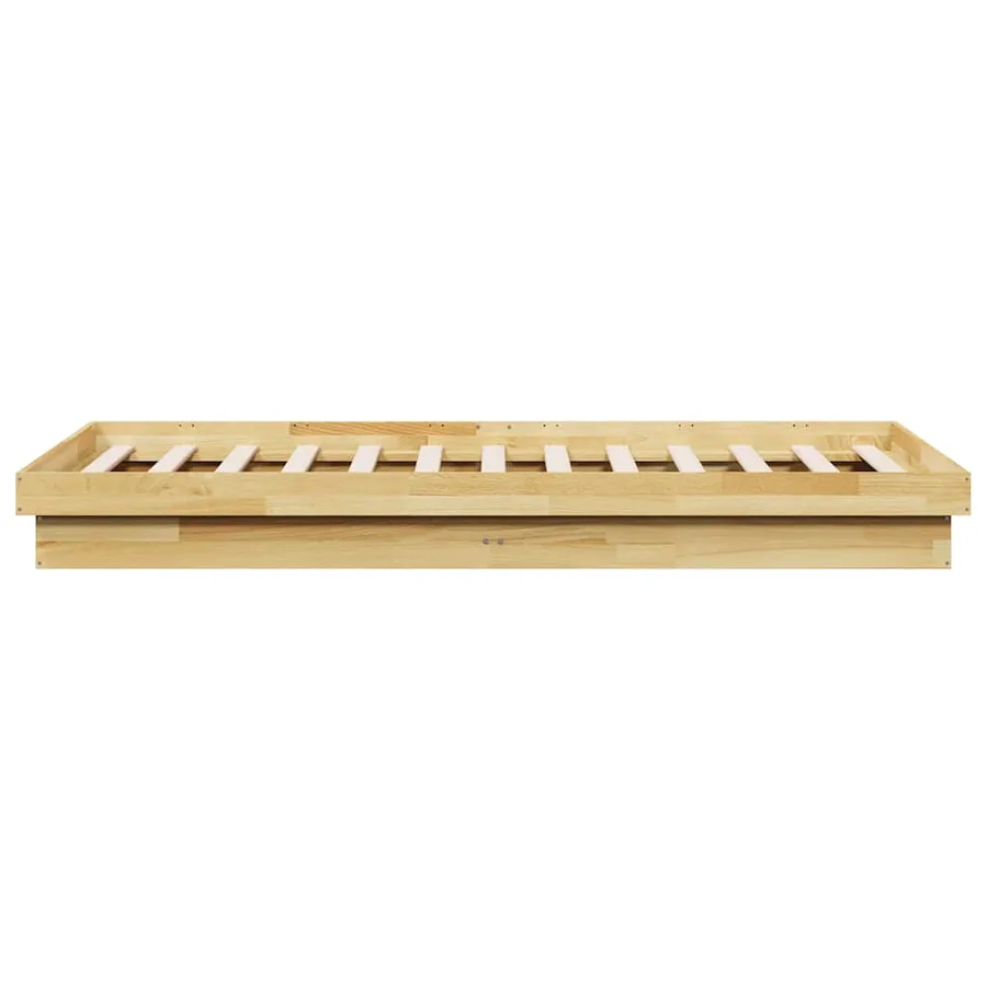 Cadre de lit sans matelas 90x190 cm Bois de chêne massif - 6
