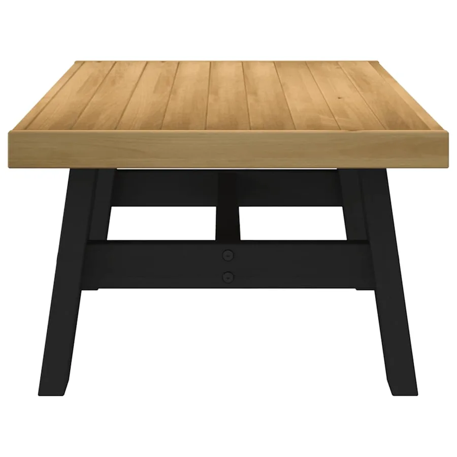Table basse NOAIN pieds en forme de A 120x60x40 cm massif pin - 4