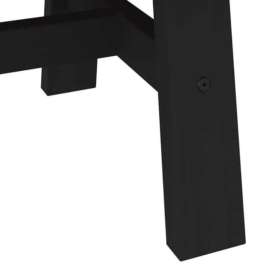 Table basse NOAIN pieds en forme de A 120x60x40 cm massif pin - 7