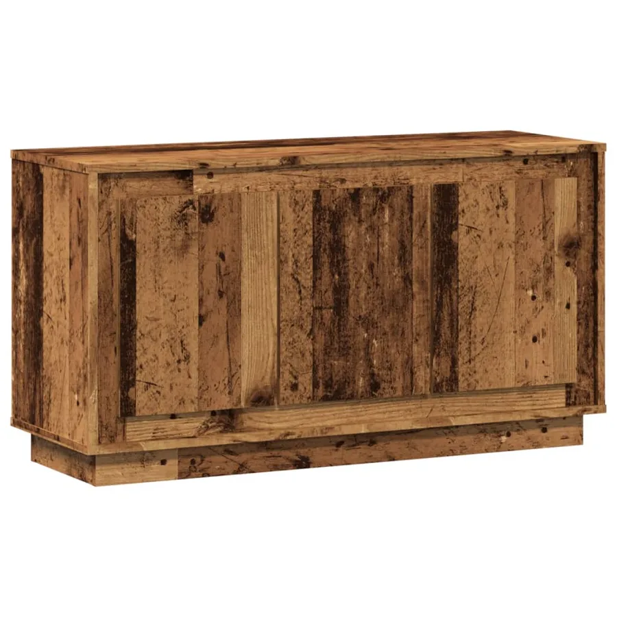 Buffet vieux bois 102x35x55 cm bois d'ingénierie - 2
