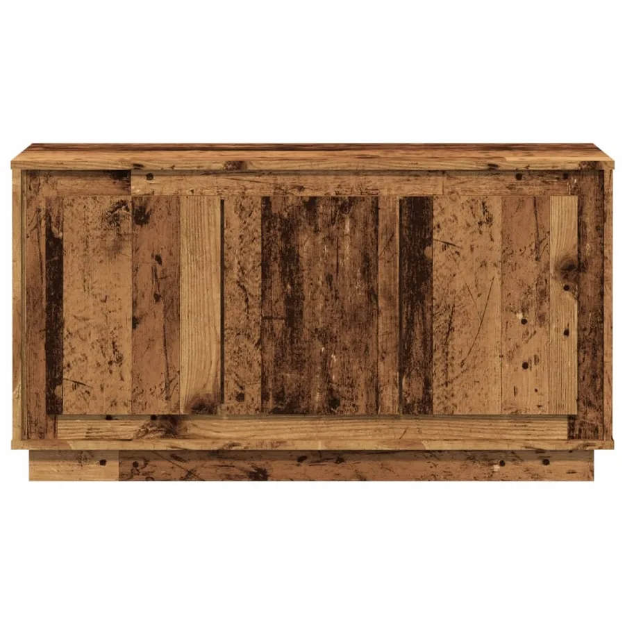 Buffet vieux bois 102x35x55 cm bois d'ingénierie - 4