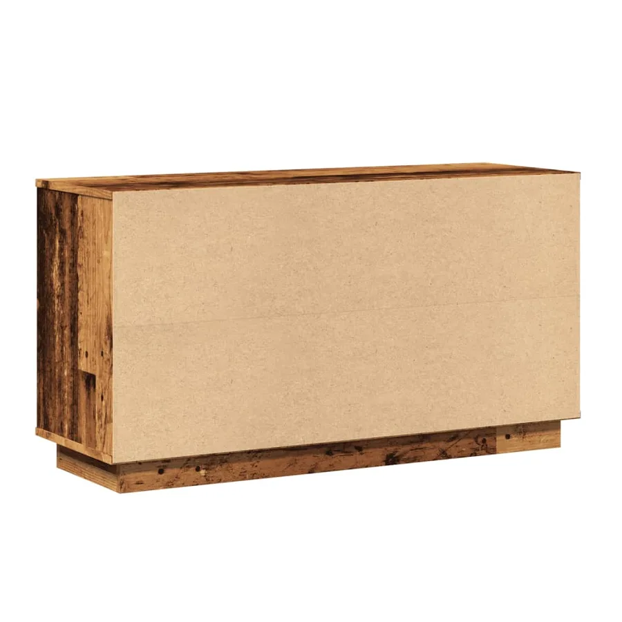 Buffet vieux bois 102x35x55 cm bois d'ingénierie - 6