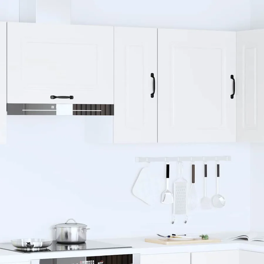 Armoire murale de cuisine Kalmar blanc bois d'ingénierie - 3