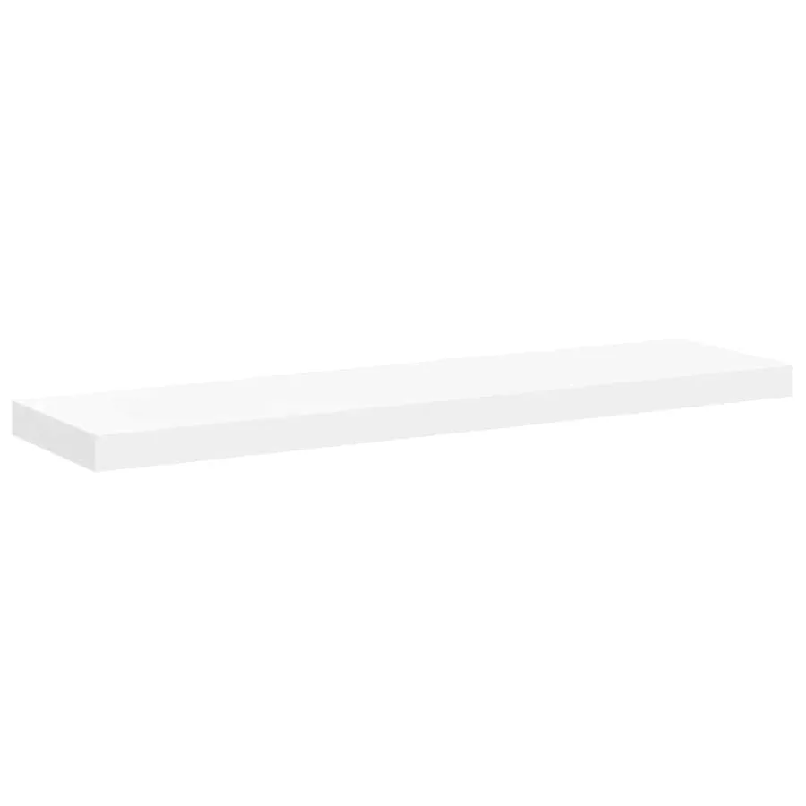 Étagères murales flottantes 2 pcs blanc 90x23,5x3,8 cm MDF - 6