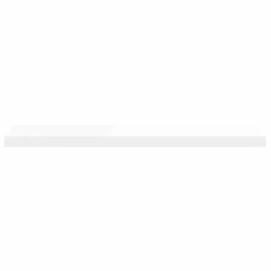 Étagères murales flottantes 2 pcs blanc 90x23,5x3,8 cm MDF - 7