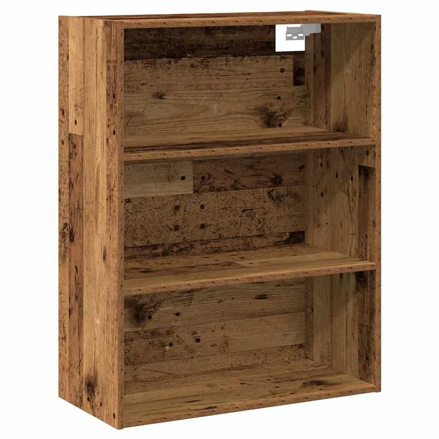 Buffet avec armoire murale vieux bois bois d'ingénierie - 5