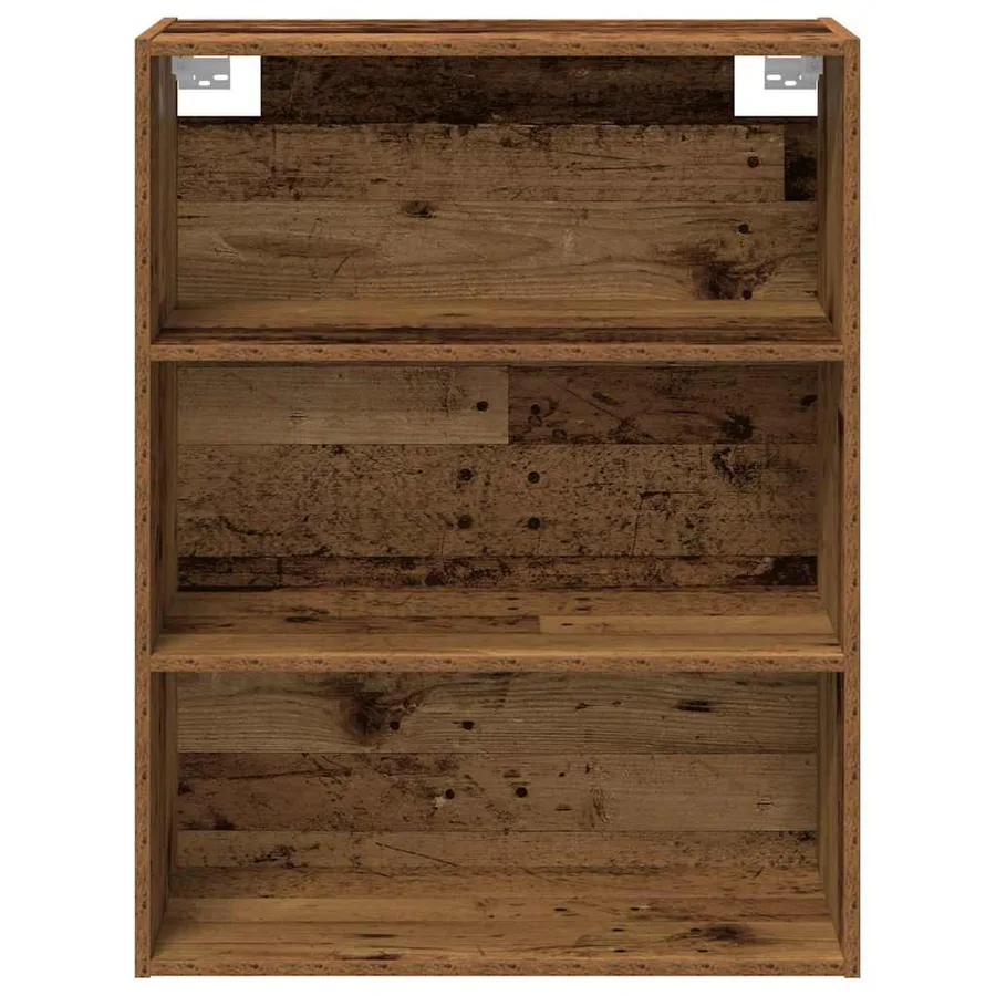 Buffet avec armoire murale vieux bois bois d'ingénierie - 7