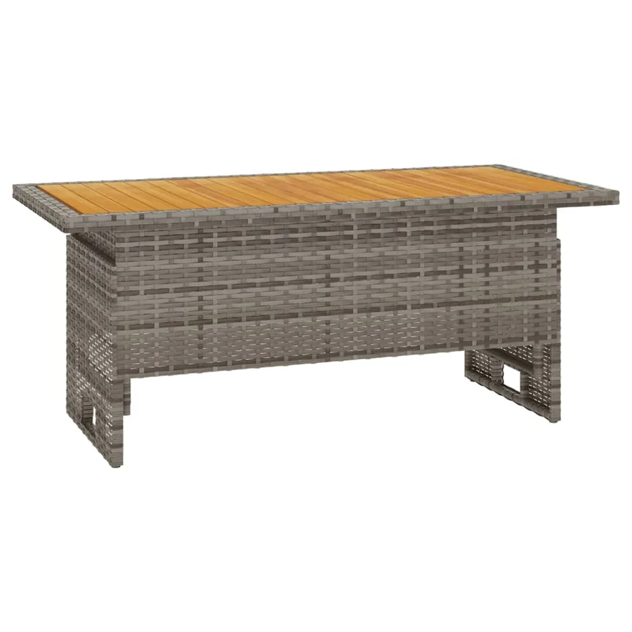 Salon de jardin 3 pcs avec coussins Gris Résine tressée - 10