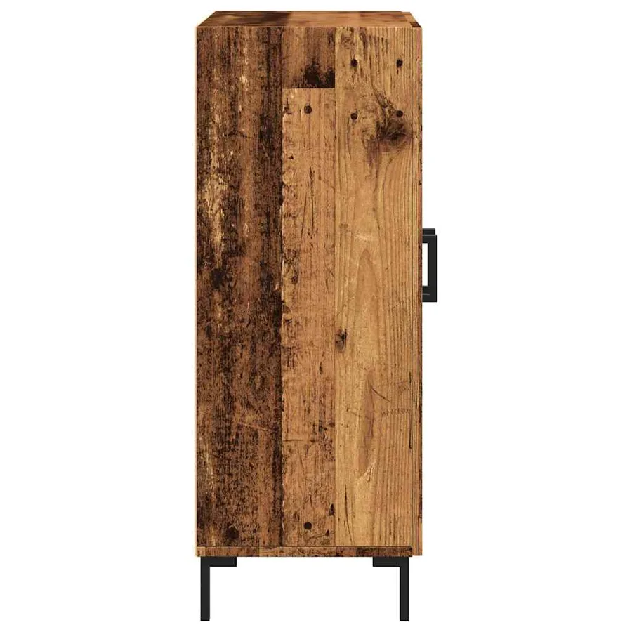 Buffet vieux bois 69,5x34x90 cm bois d'ingénierie - 5