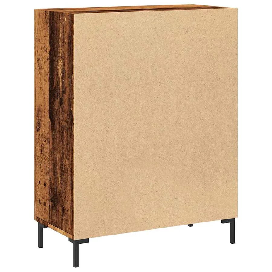Buffet vieux bois 69,5x34x90 cm bois d'ingénierie - 6