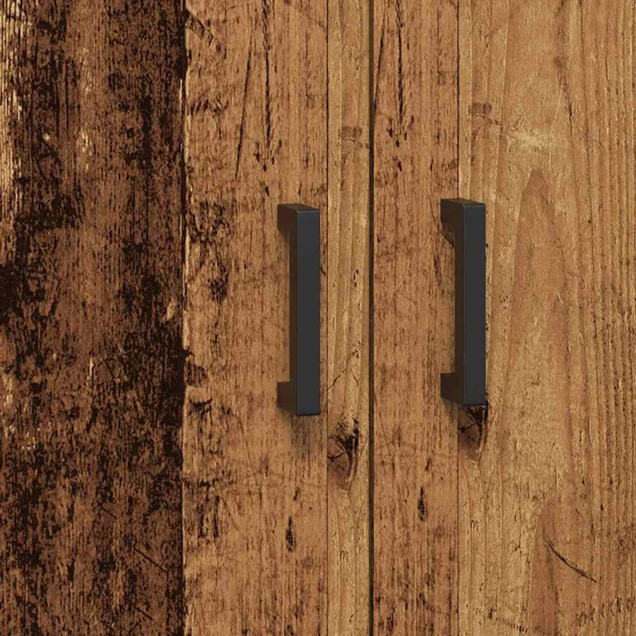 Buffet vieux bois 69,5x34x90 cm bois d'ingénierie - 8