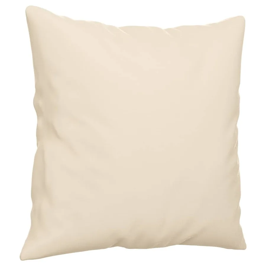 Ensemble de canapés 4 pcs avec coussins Beige Tissu microfibre - 7