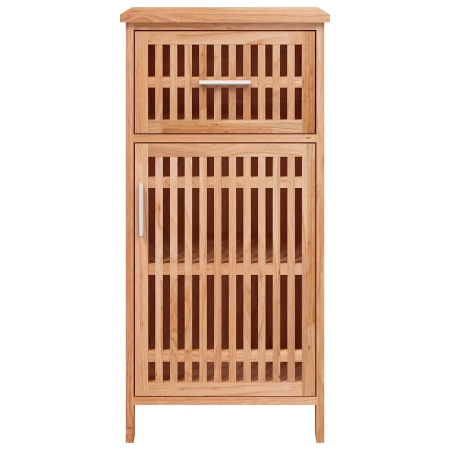 Armoire de salle de bain 42x29x82 cm Bois massif de noyer - 3
