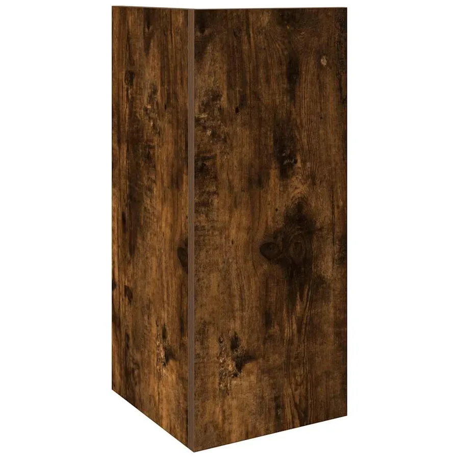 Table d'appoint avec étagère chêne fumé 25,5x27x60 cm - 6