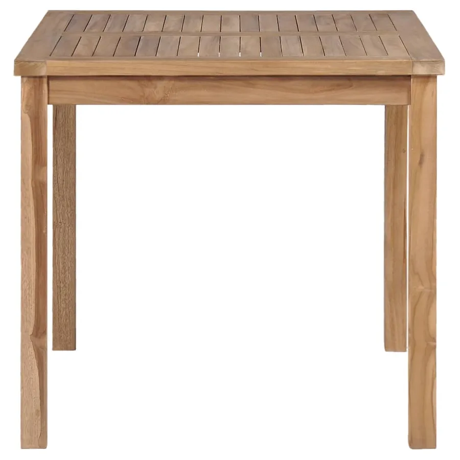Table de jardin 80x80x77 cm Bois de teck solide - 2