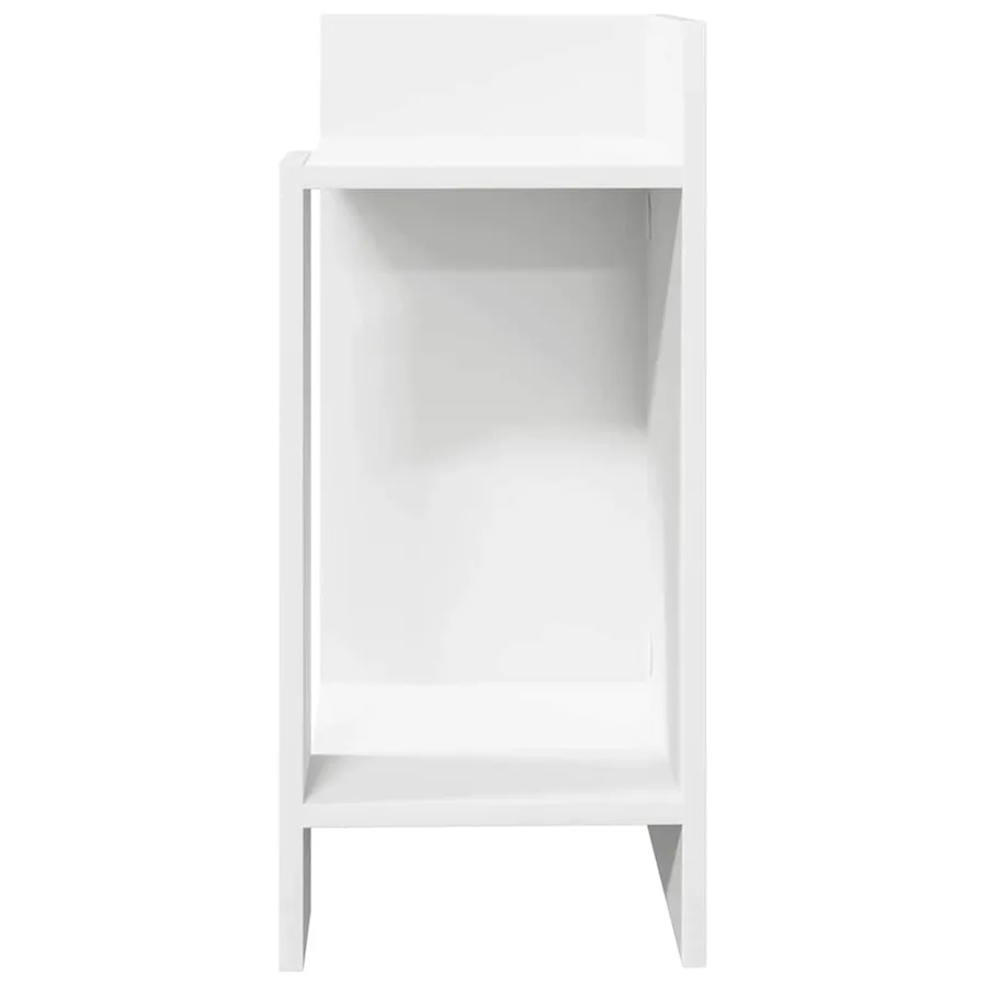 Table d'appoint avec étagère noir 25,5x27x60 cm - 4