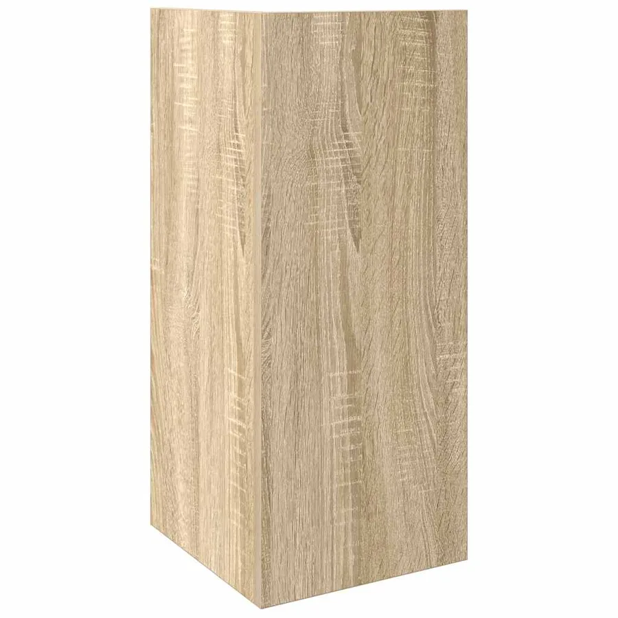 Table d'appoint avec étagère chêne sonoma 25,5x27x60 cm - 6