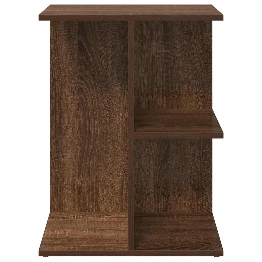 Tables de chevet 2 pcs chêne marron bois d'ingénierie - 4