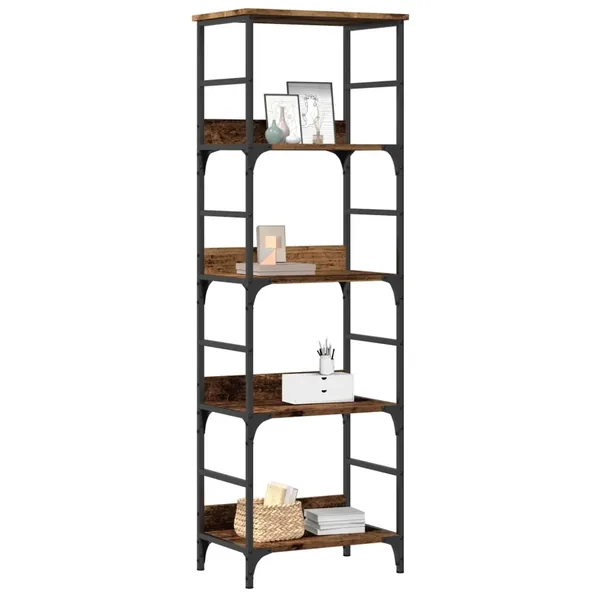 Bibliothèque vieux bois 50x33x153 cm bois d'ingénierie