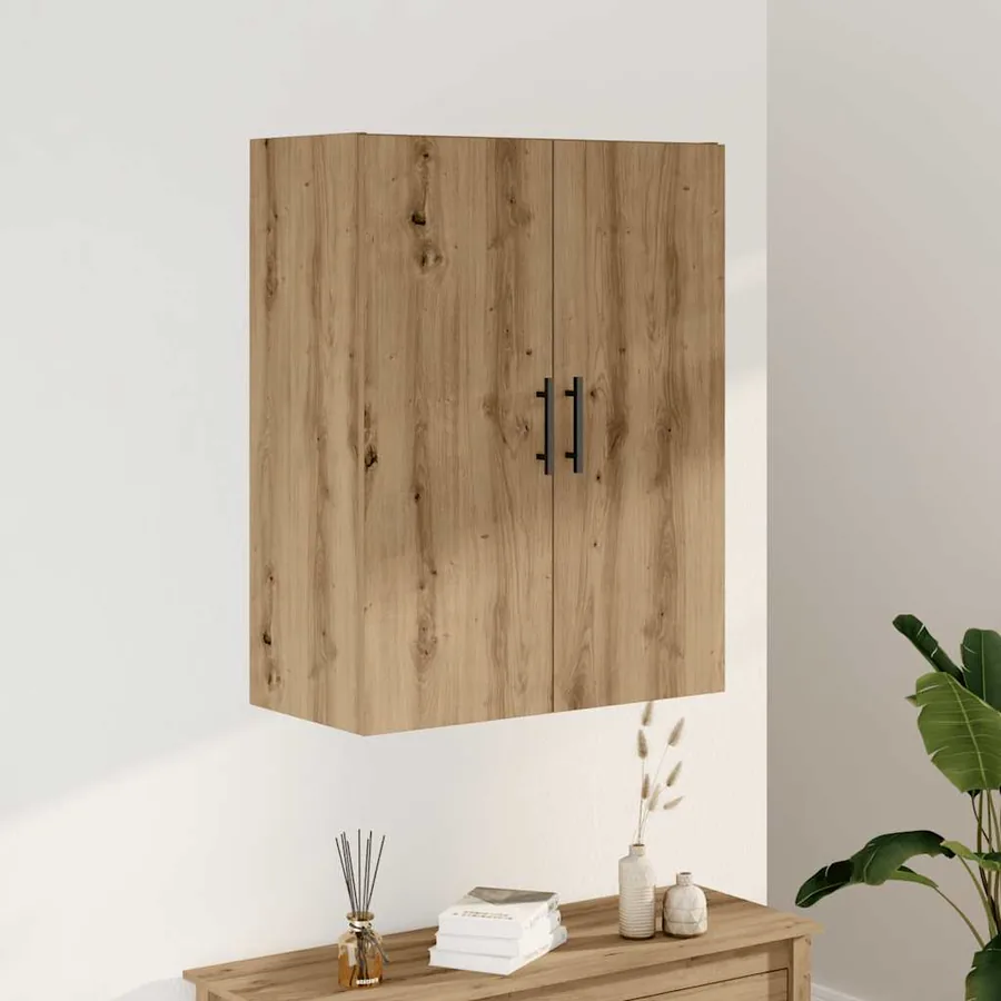 Armoire murale chêne artisanal 69,5x34x90 cm