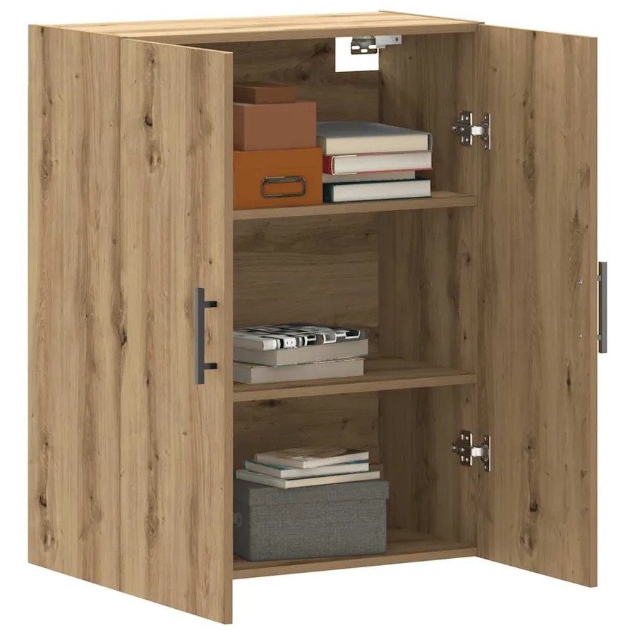 Armoire murale chêne artisanal 69,5x34x90 cm - 3