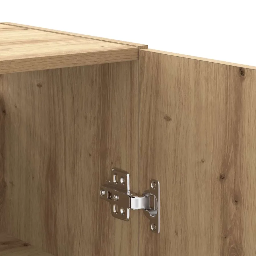 Armoire murale chêne artisanal 69,5x34x90 cm - 8