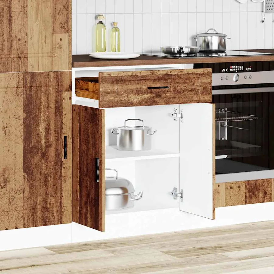 Armoire de cuisine Porto vieux bois bois d'ingénierie - 3