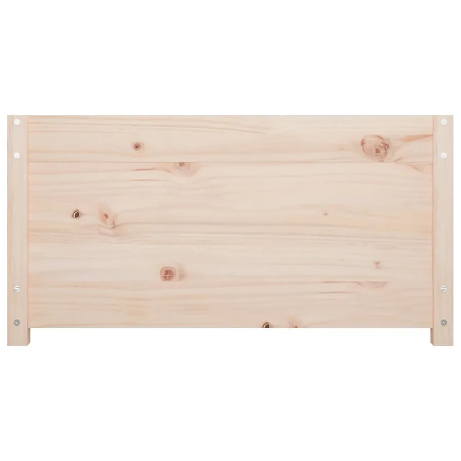 Lit de jour sans matelas 90x190 cm bois de pin massif - 9