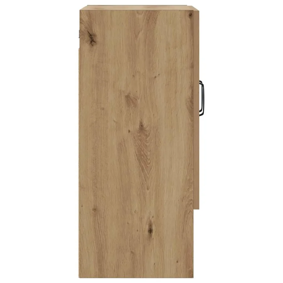 Armoire murale chêne artisanal 60x31x70 cm bois d'ingénierie - 6