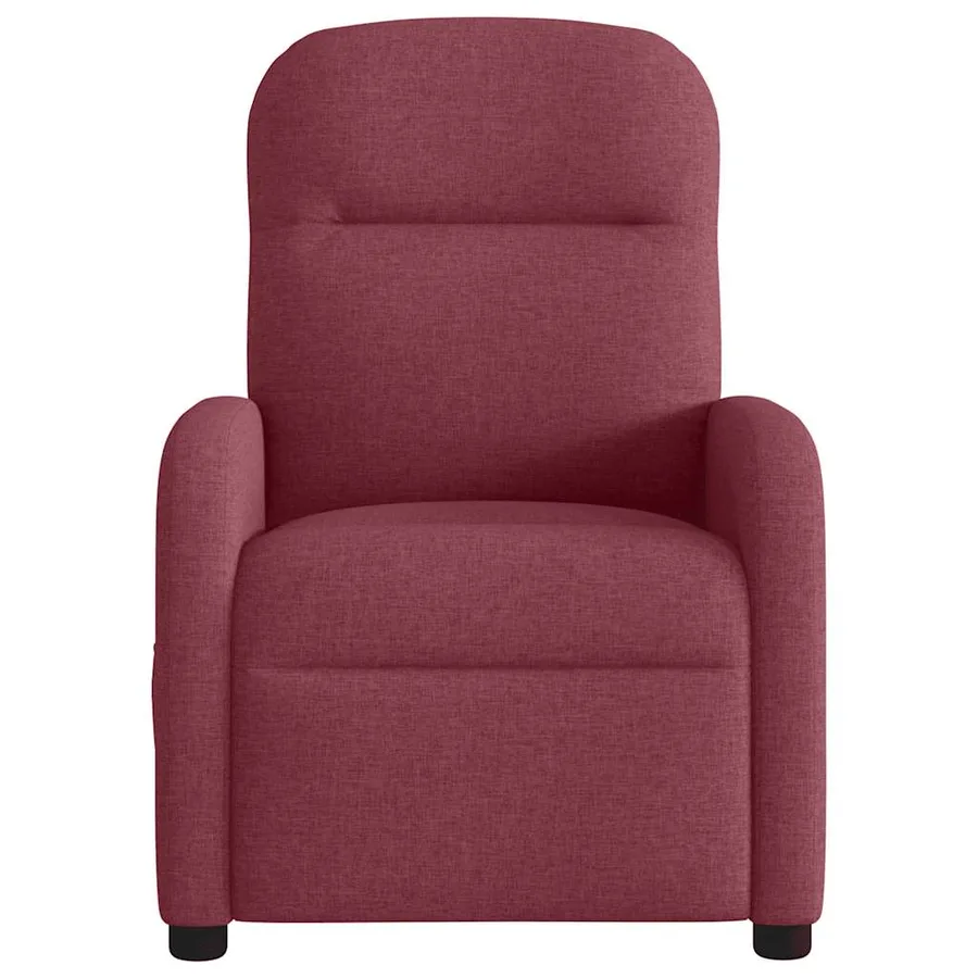 Fauteuil inclinable Rouge bordeaux Tissu - 3