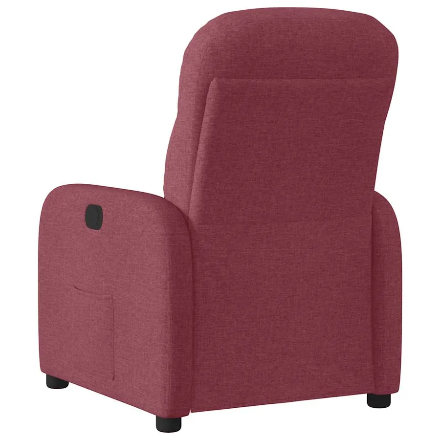 Fauteuil inclinable Rouge bordeaux Tissu - 5
