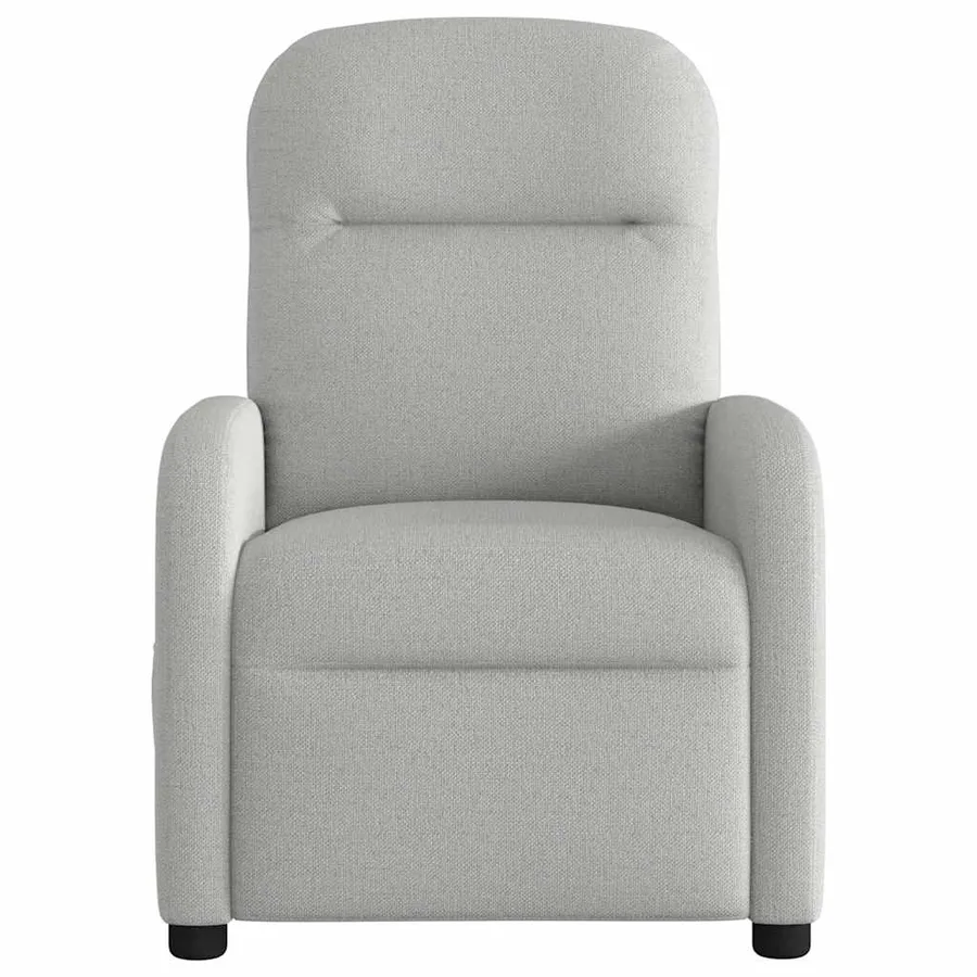 Fauteuil inclinable gris nuage tissu - 3