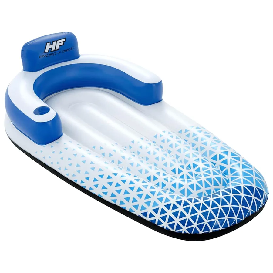 Bestway Chaise longue flottante Hydro Force 183x97 cm Bleu - 2
