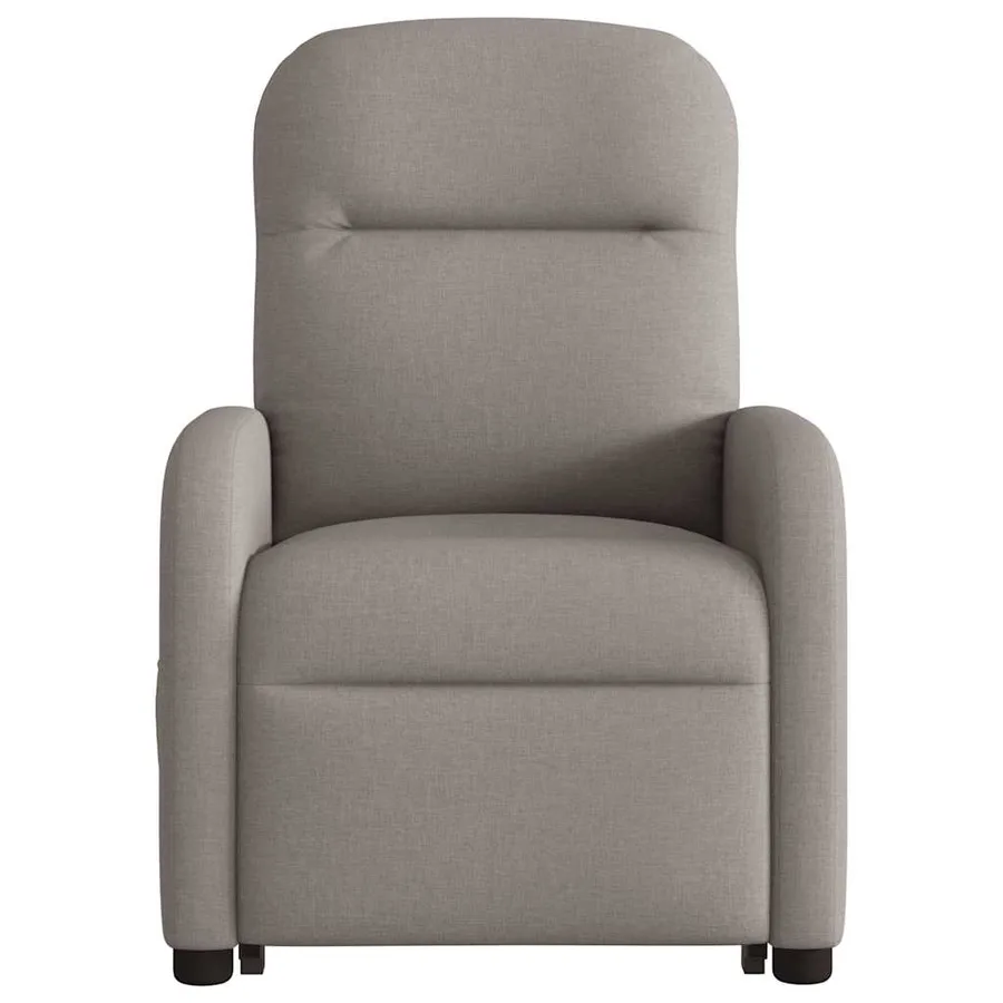Fauteuil inclinable de massage Taupe Tissu - 5