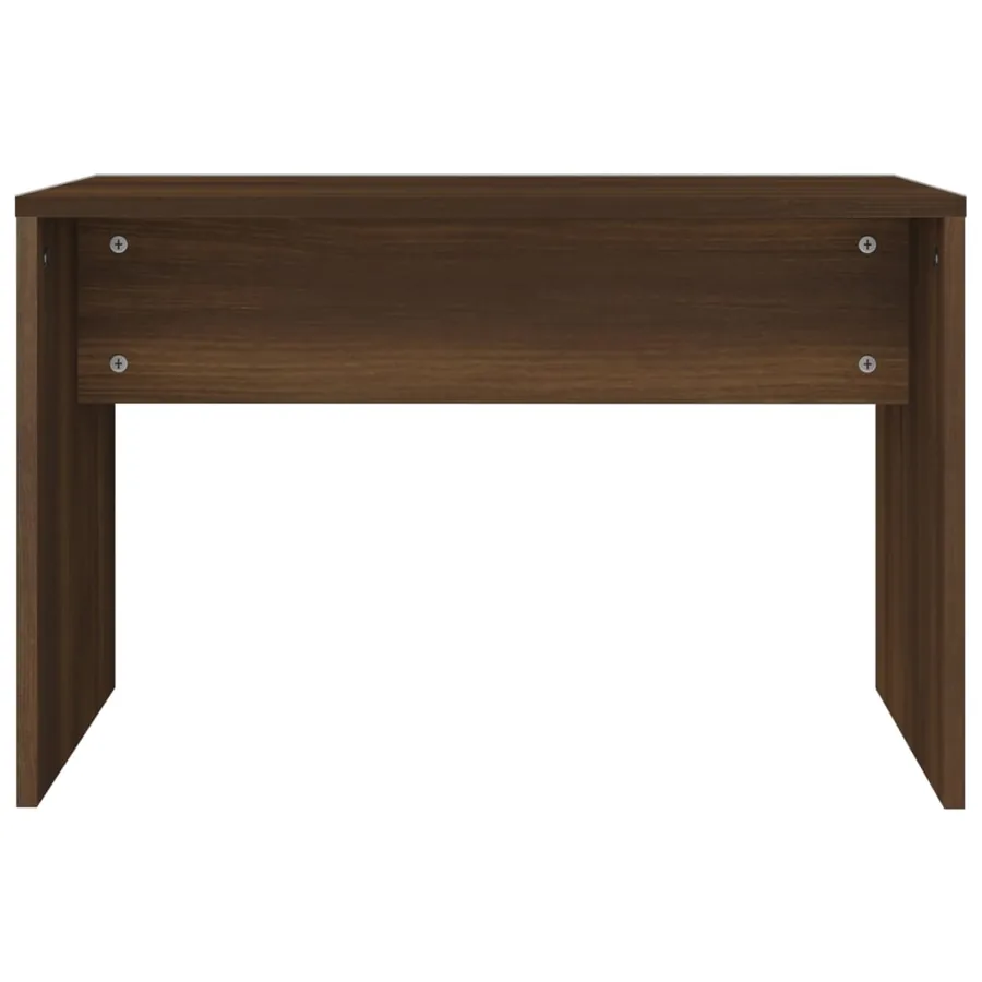 Ensemble de coiffeuse Chêne marron 86,5x35x136 cm - 8