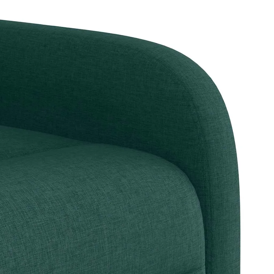 Fauteuil de massage inclinable électrique Vert foncé Tissu - 12