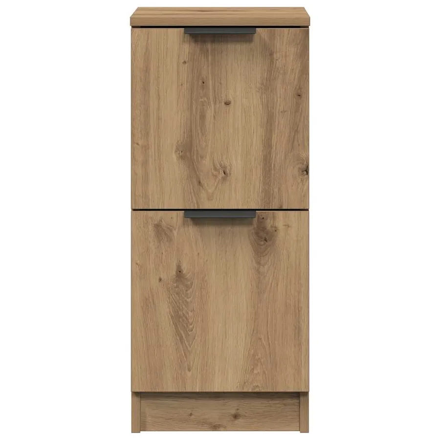 Buffets 2 pcs chêne artisanal 30x30x70 cm bois d'ingénierie - 5