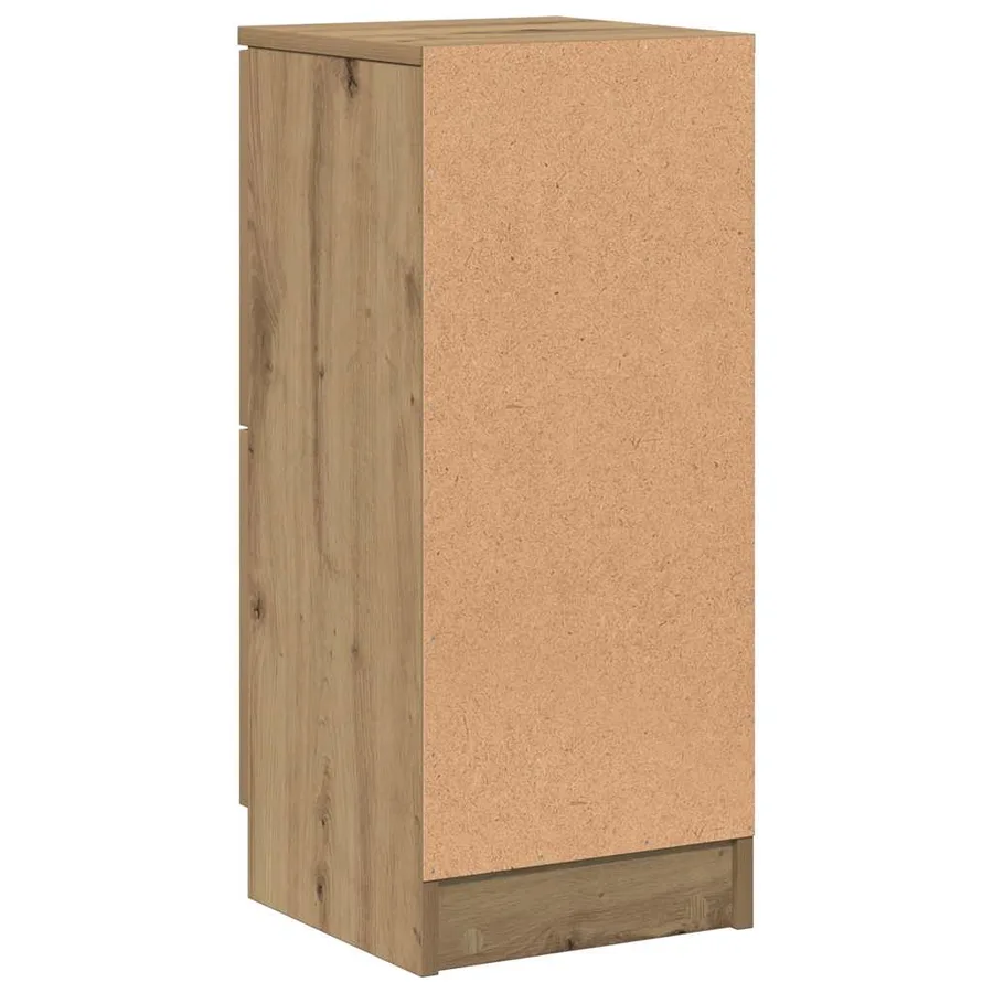 Buffets 2 pcs chêne artisanal 30x30x70 cm bois d'ingénierie - 6