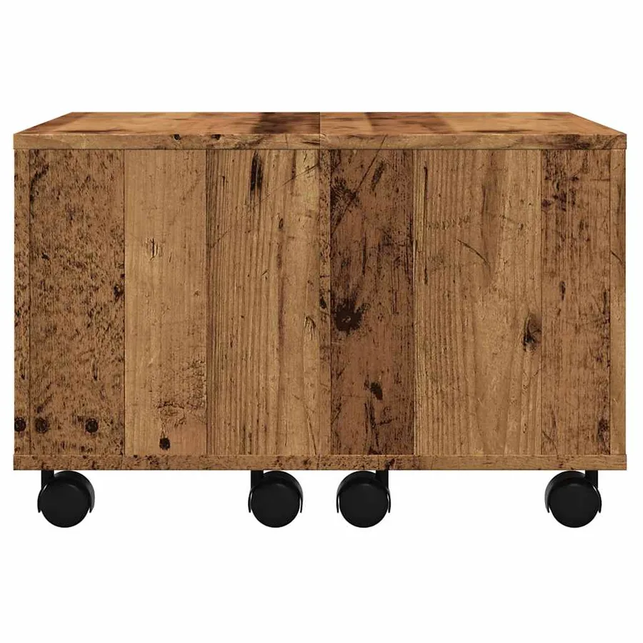 Table basse vieux bois 60x60x38 cm bois d'ingénierie - 5