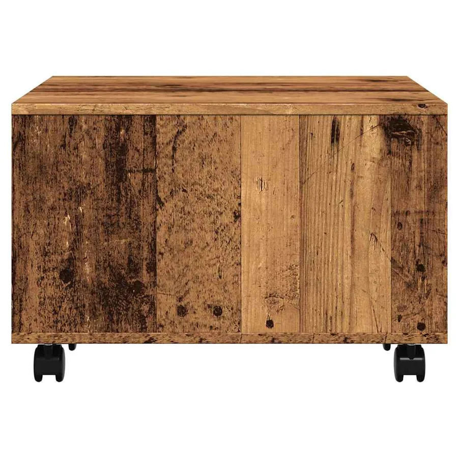 Table basse vieux bois 60x60x38 cm bois d'ingénierie - 6
