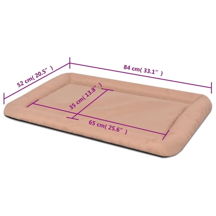 Matelas pour chiens Taille XL Beige - 5