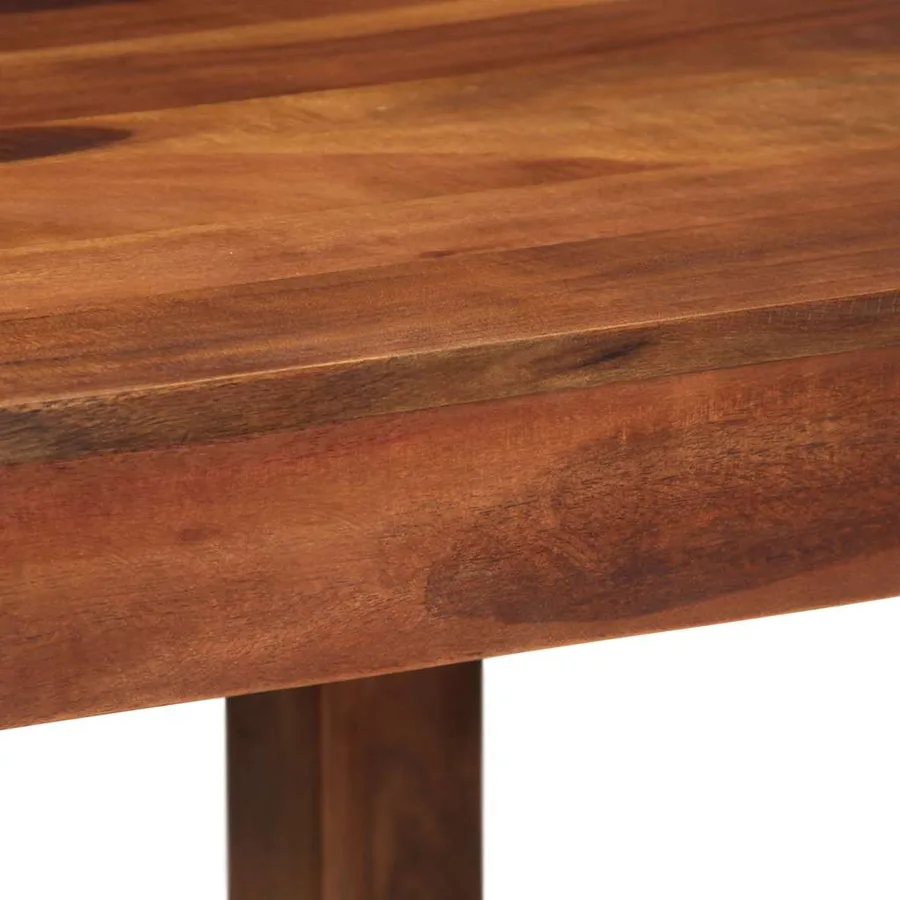 Table de bar 60 x 60 x 107 cm bois massif d'acacia - 6