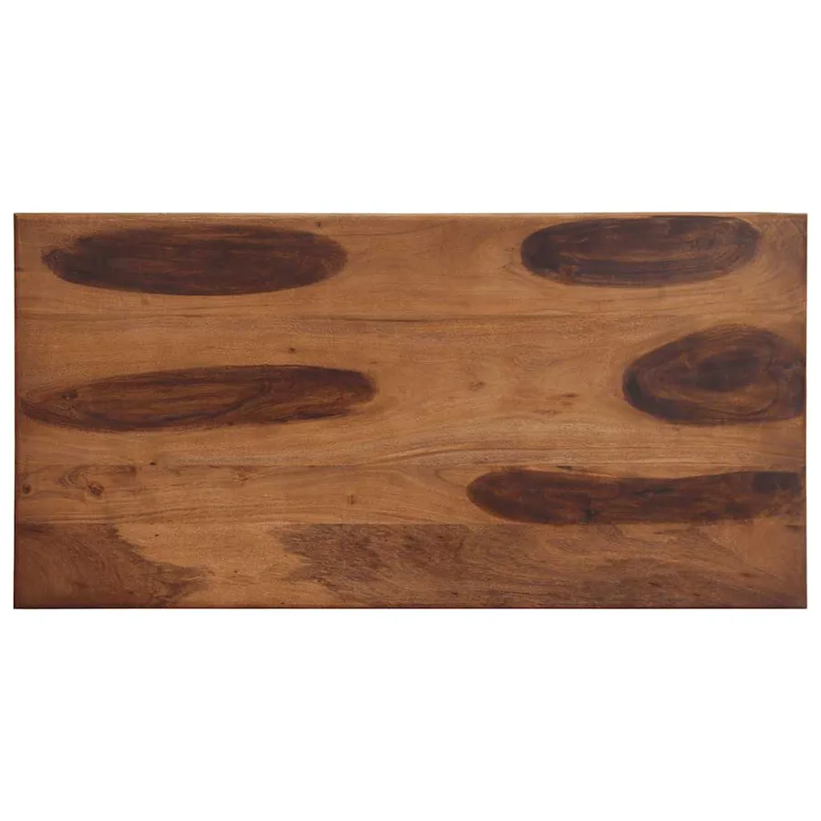 Table à manger 120x60x77 cm bois massif d'acacia - 4