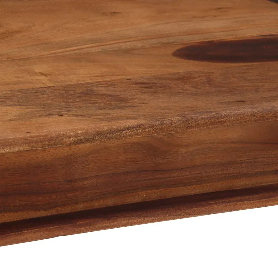 Table à manger 120x60x77 cm bois massif d'acacia - 6