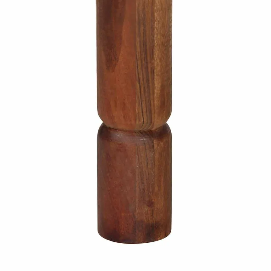 Table à manger 120x60x77 cm bois massif d'acacia - 8
