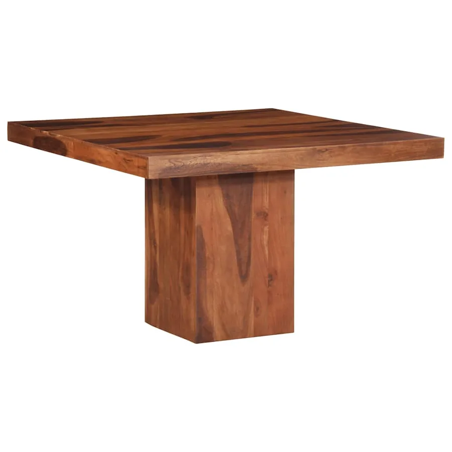 Table à manger 120x120x77 cm bois d'acacia massif